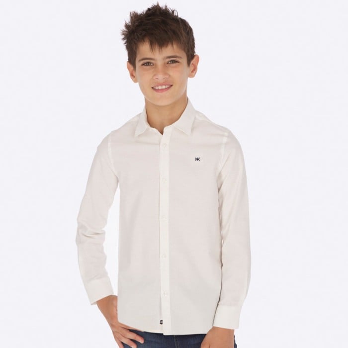 Mayoral Camasa scoala baieti alba [1]