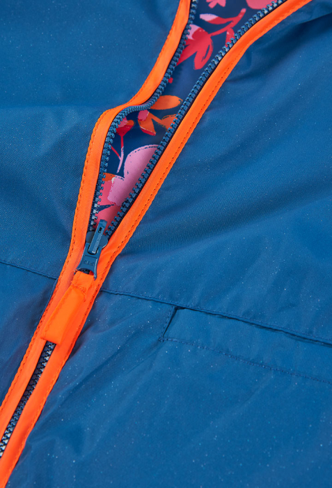 NOU! Set 3 piese fete, Geaca reversibila+tricou+pantaloni evazati corai, brand Boboli [7]