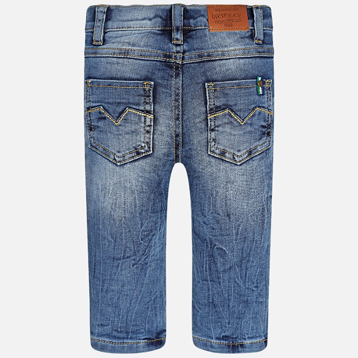Pantalon denim captusit baieti ,albastru [2]