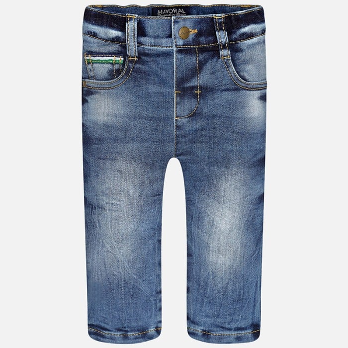 Pantalon denim captusit baieti ,albastru [1]