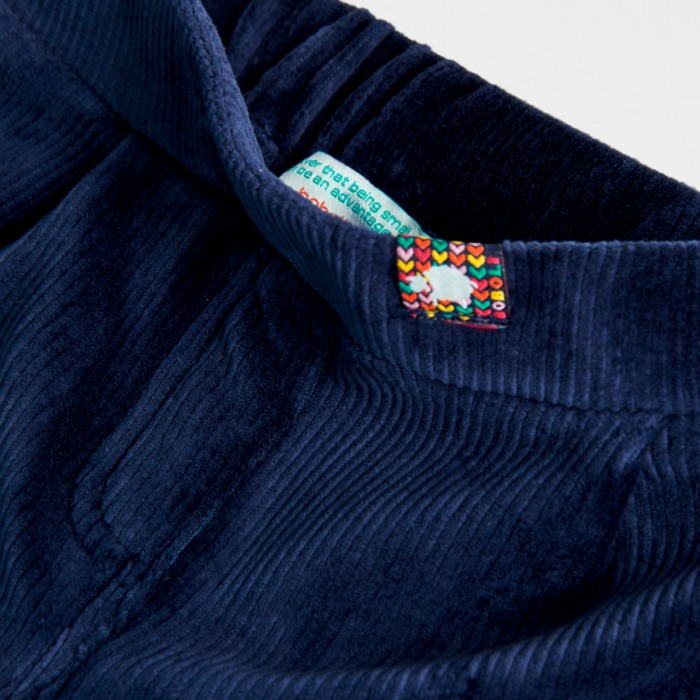 Pantalon evazat raiat fete, bleumarin, Boboli [3]