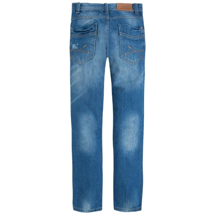 Pantalon jeans baiat, aspect uzat, Mayoral [2]