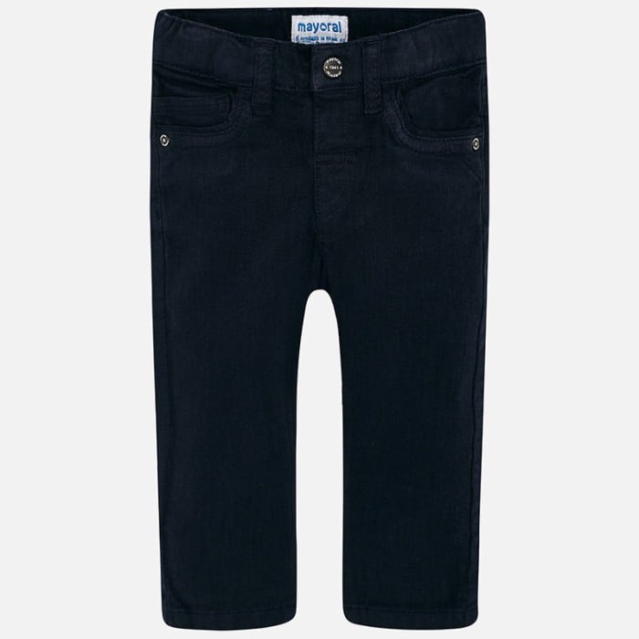 Pantalon lung bebe baiat ,super slim,bleumarin, Mayoral [1]