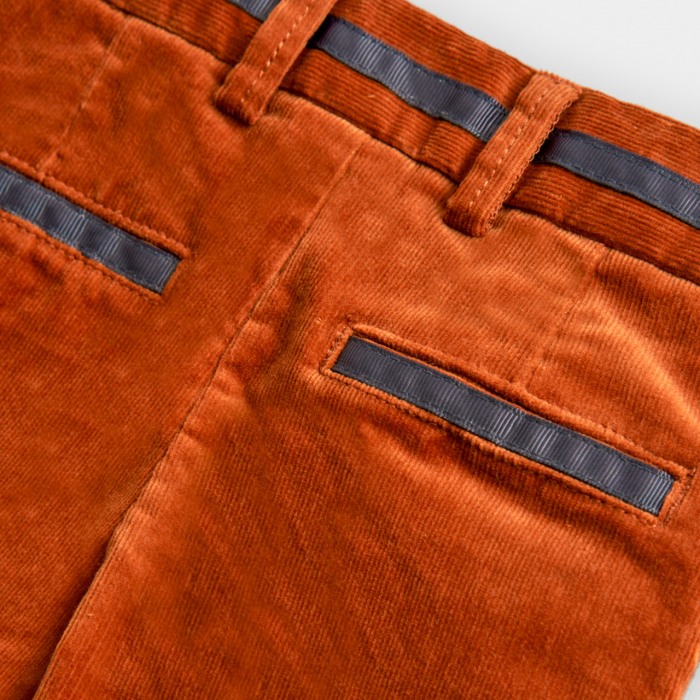 Pantalon raiat baiat, caramiziu, Boboli [4]