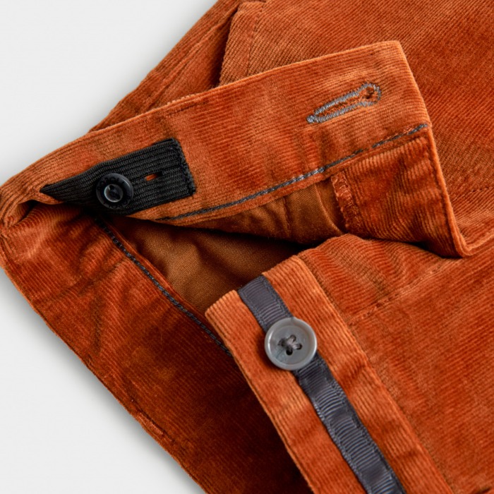 Pantalon raiat baiat, caramiziu, Boboli [5]