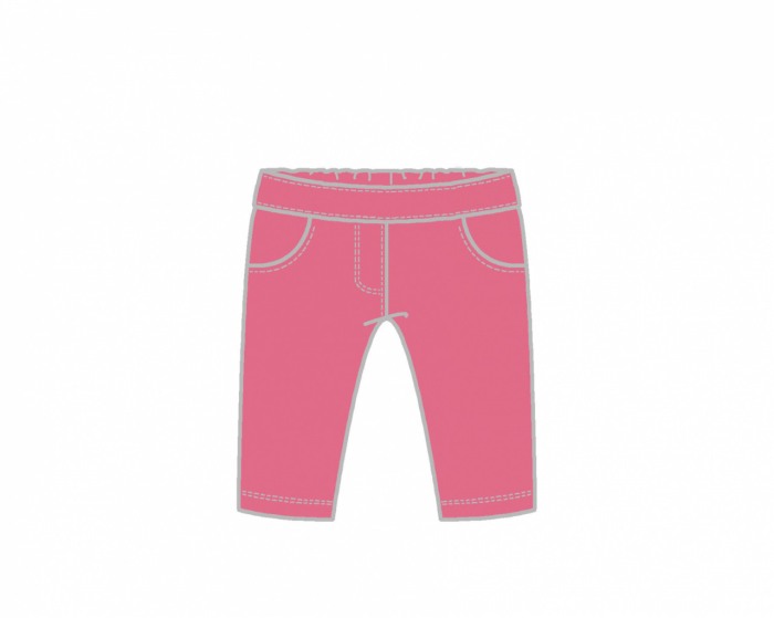 Pantalon tip colant lung , fucsia, Babybol [1]