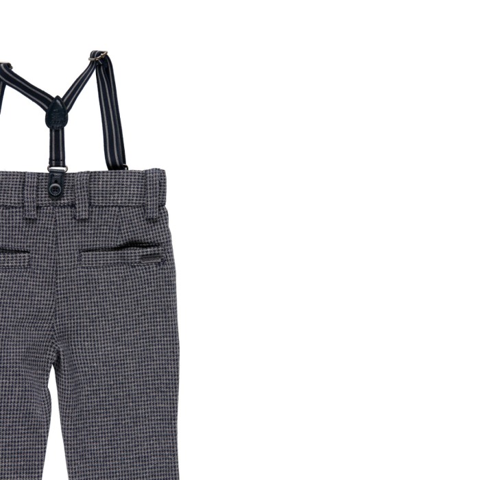 Pantaloni bebe eleganti cu bretele, Boboli [4]