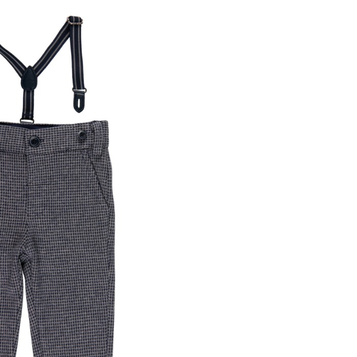 Pantaloni bebe eleganti cu bretele, Boboli [3]