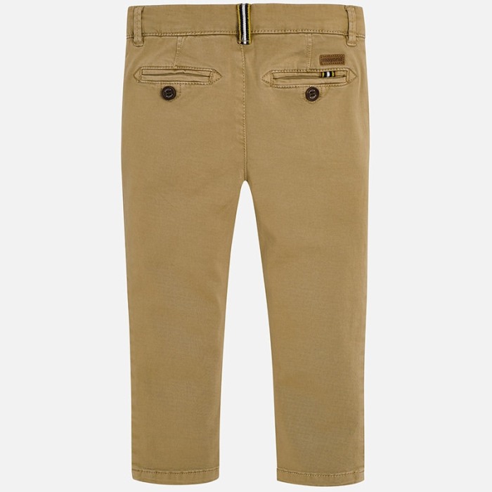 Pantaloni bej cu benzi lateral [2]