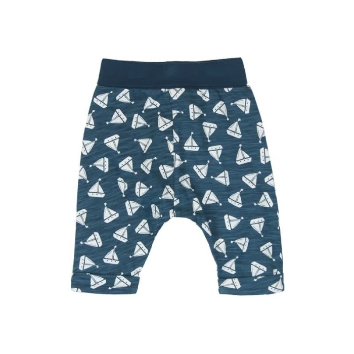 Pantaloni bumbac bebe baiat,imprimeu barcute , Boboli [1]