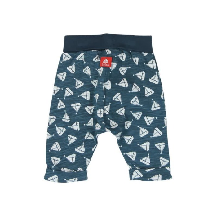 Pantaloni bumbac bebe baiat,imprimeu barcute , Boboli [2]