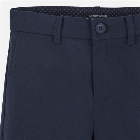 Pantaloni eleganti baiat, in, bleumarin, Mayoral [3]