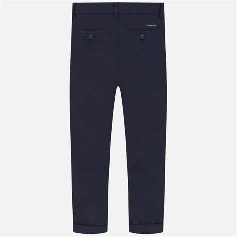 Pantaloni eleganti baiat, in, bleumarin, Mayoral [2]