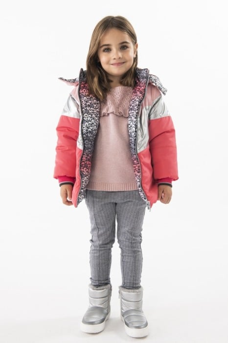 Pantaloni eleganti fetita, model in zig-zag, gri, brand Boboli [1]