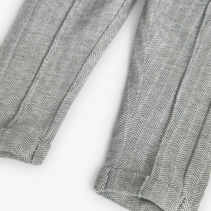 Pantaloni eleganti fetita, model in zig-zag, gri, brand Boboli [5]