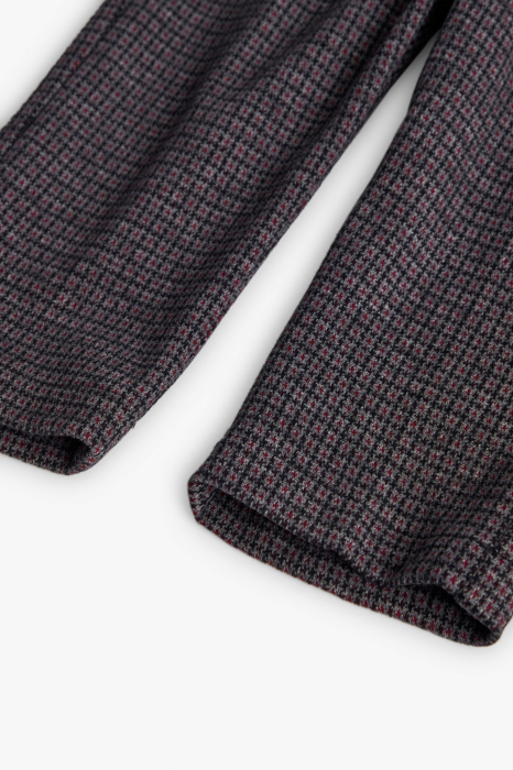 Pantaloni eleganti stofa baieti, carouri, navy, brand Boboli [2]