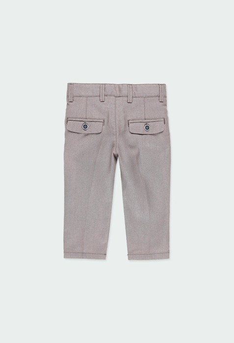 Pantaloni lungi baiat, in, gri, Boboli [2]