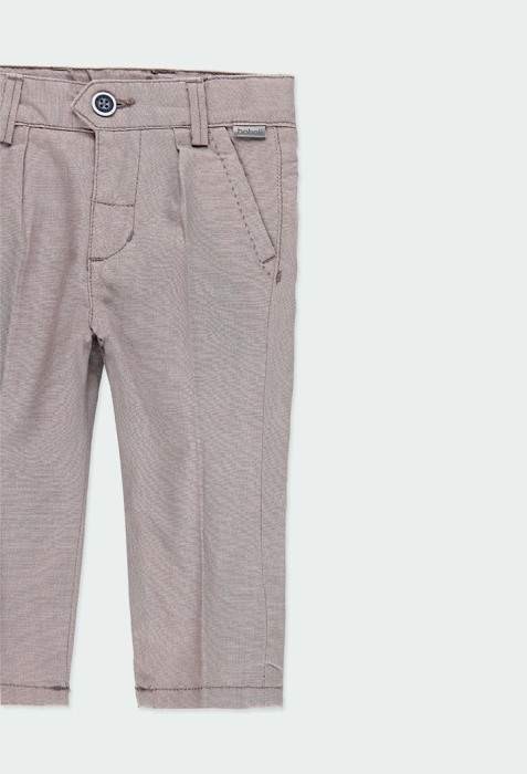 Pantaloni lungi baiat, in, gri, Boboli [3]