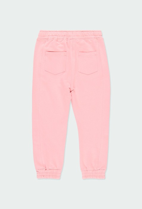 Pantaloni lungi sport fete, bumbac,roz,Boboli [2]