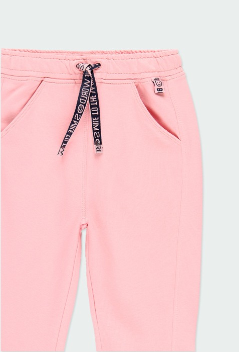 Pantaloni lungi sport fete, bumbac,roz,Boboli [3]