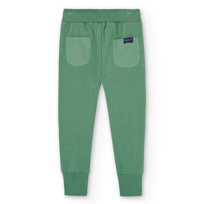 Pantaloni lungi strech fete 4-16 ani, kaki, Boboli [2]