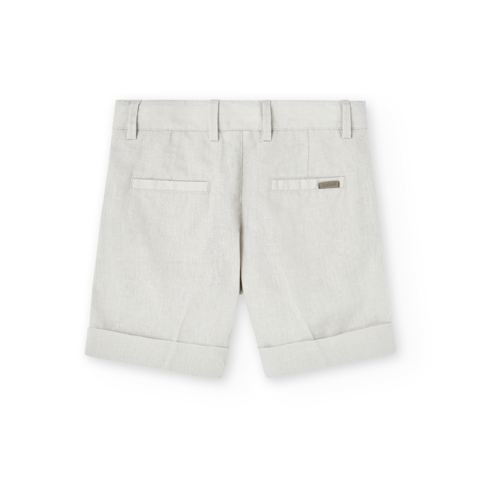 Pantaloni scurti baieti 4-14 ani, in, bej, brand Boboli [2]