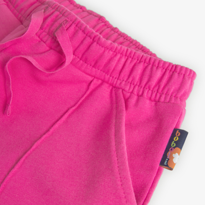 Pantaloni scurti fete 4-14 ani, bumbac better cotton, culoare roz fucsia, brand Boboli [3]