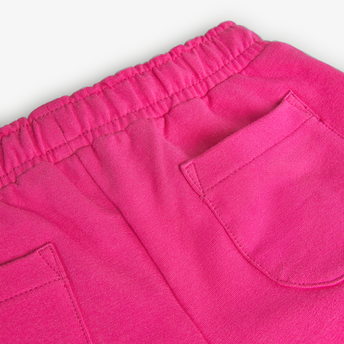 Pantaloni scurti fete 4-14 ani, bumbac better cotton, culoare roz fucsia, brand Boboli [4]