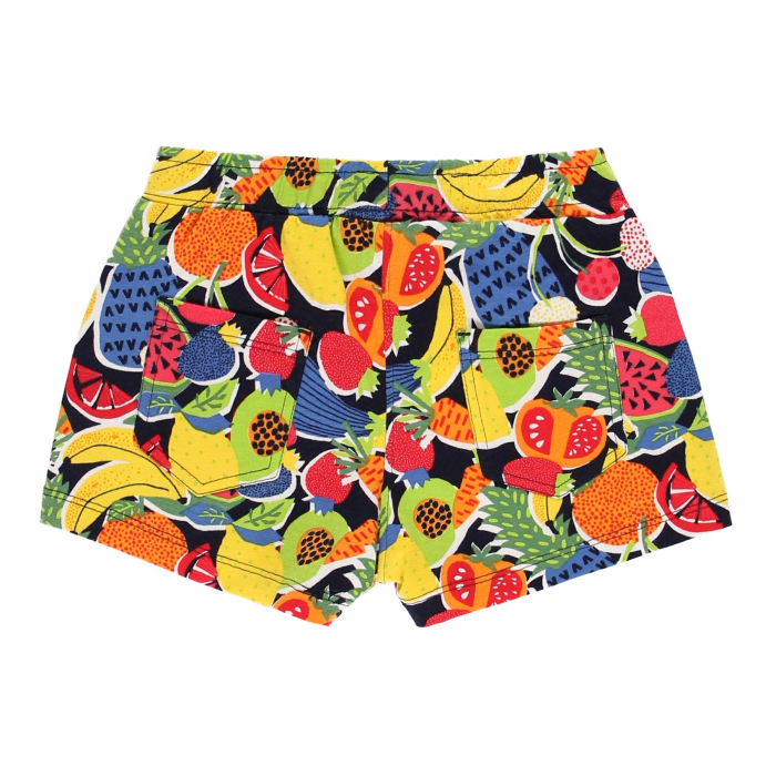 Pantaloni scurti fetite 1-8 ani, bumbac better cotton, imprimeu fructe, brand Boboli [2]