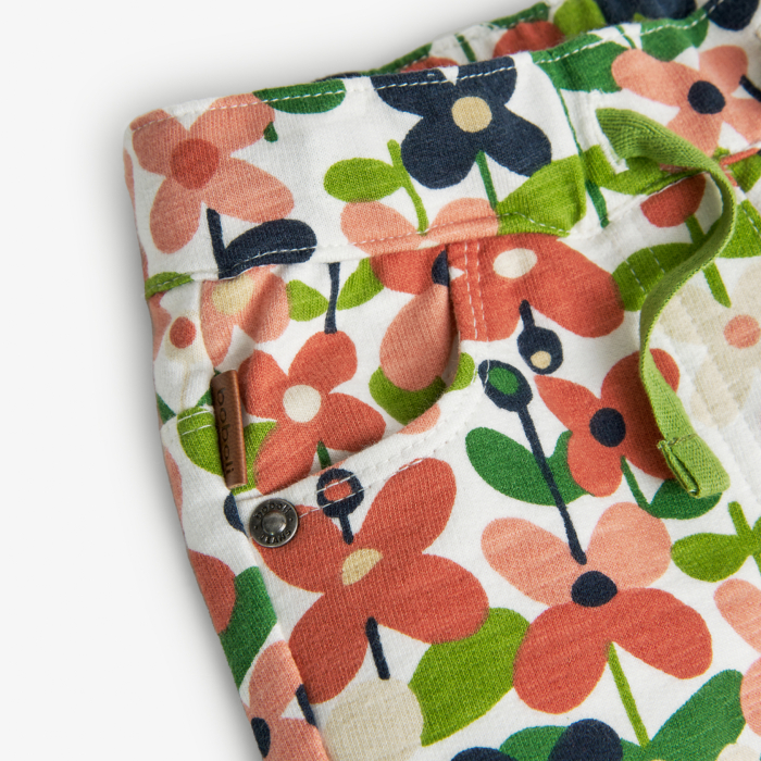 Pantaloni scurti fetite 1-8 ani, bumbac better cotton, multicolor, brand Boboli [4]