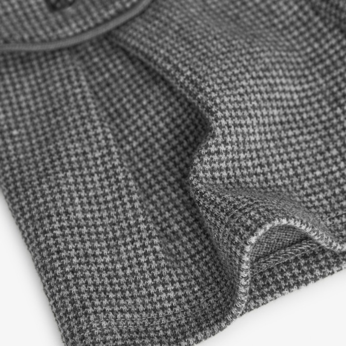 Pantaloni scurti stofa fete 1-8 ani, stofa, pepit, gri Boboli [5]