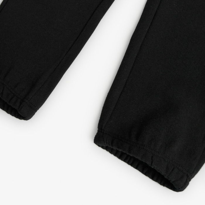 Pantaloni trening baiat 4-16 ani, bumbac better cotton, vatuit, negru, brand Boboli [4]