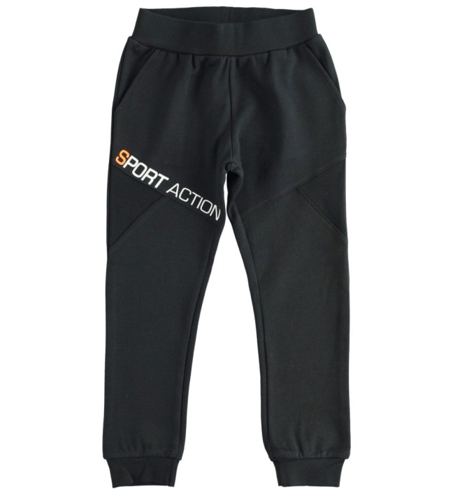Pantaloni trening baieti, negru, iDO [1]