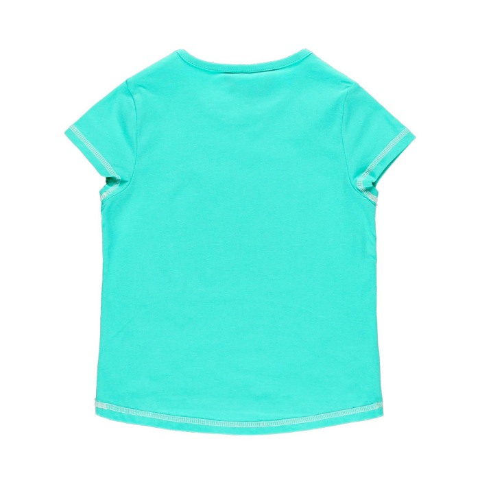 Pijama fete 4-14 ani, maneca scurta, imprimeu catei,verde, Boboli [7]