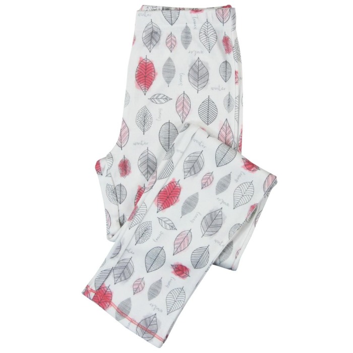 Pijama fete bumbac imprimeu frunze Boboli [4]