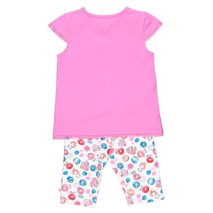 Pijama maneca scurta fete, roz, Boboli [2]