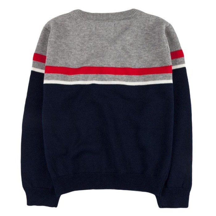 Pulover baieti en-coeur , gri, Boboli [3]