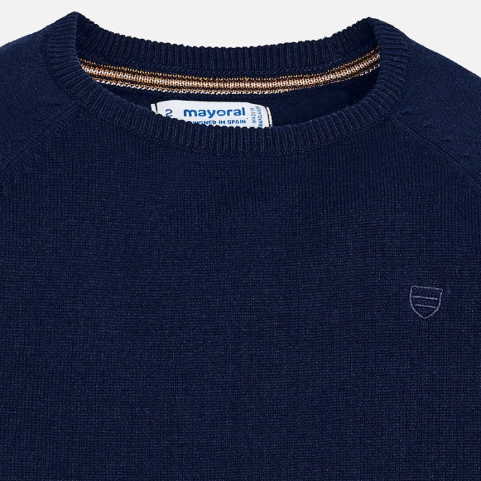 Pulover baieti tricot, bleumarin,Mayoral [3]