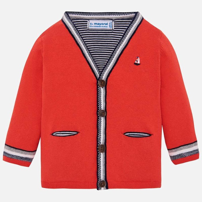 Pulover tricot baiat. orange , Mayoral [3]