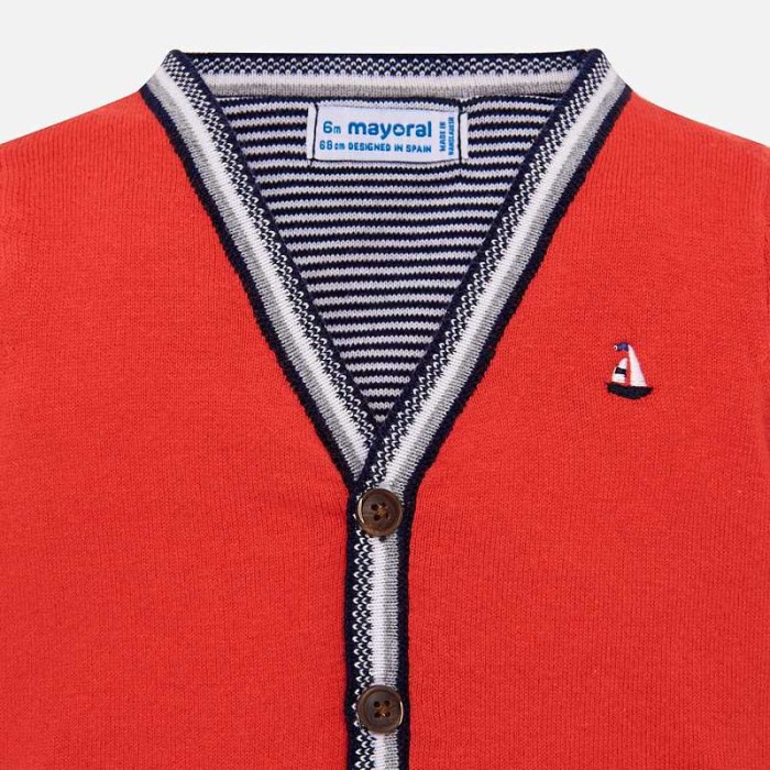 Pulover tricot baiat. orange , Mayoral [1]