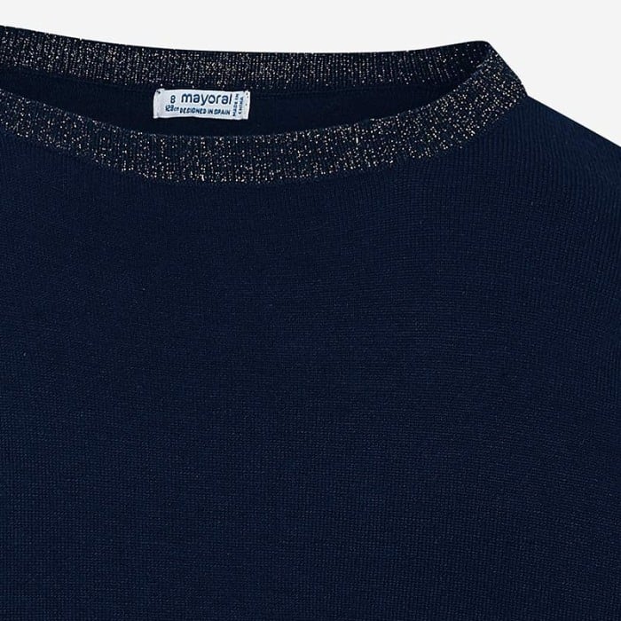 Pulover tricot fete 8-16 ani, bleumarin , Mayoral [3]