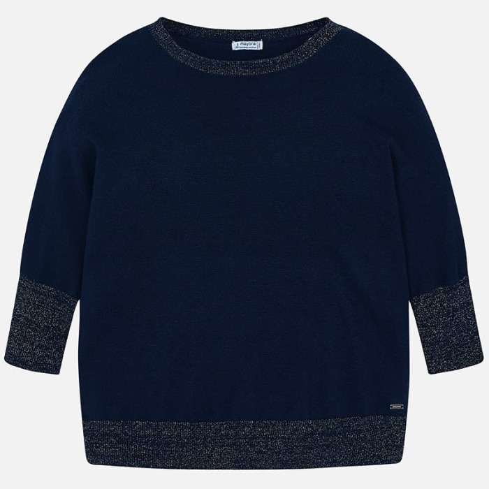 Pulover tricot fete 8-16 ani, bleumarin , Mayoral [1]