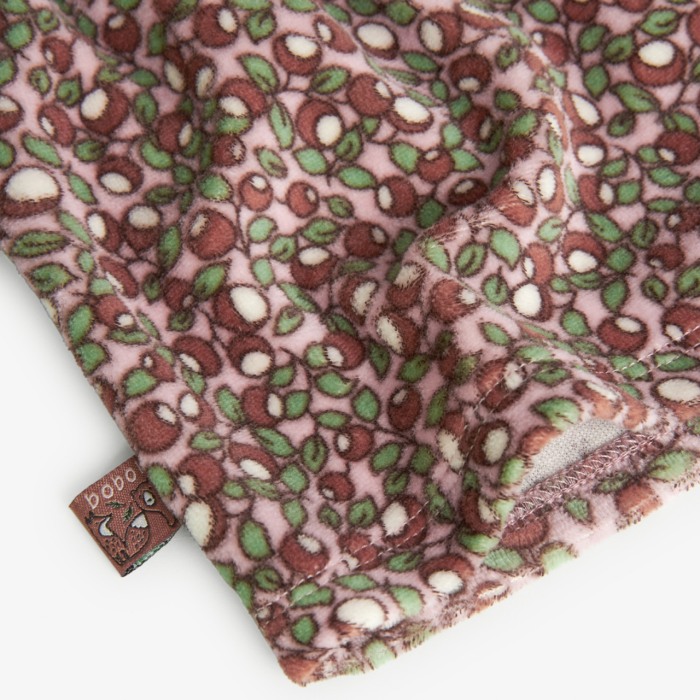 Rochie bebe Boboli, tricot cu fusta catifea, imprimeu ghinde [4]