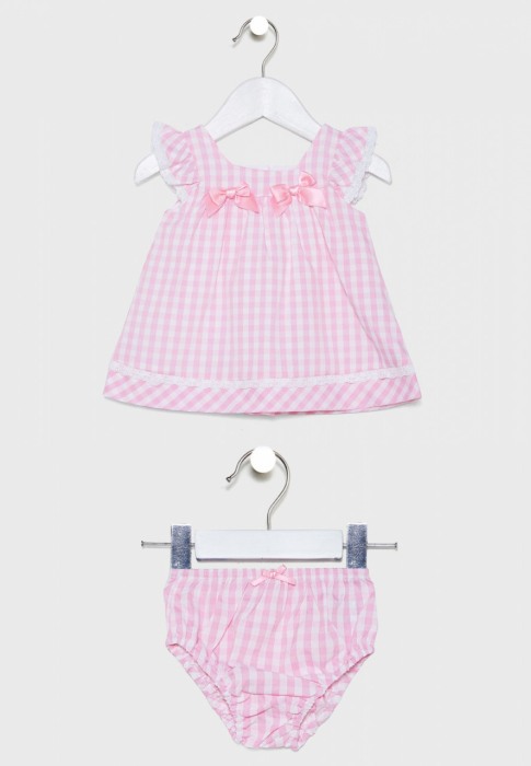 Rochie bebe fetita cu chilotel, fundite aplicate, Babybol [1]