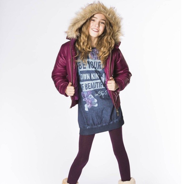 Rochie Boboli maneca lunga, print floral [2]