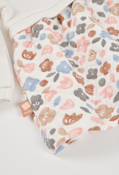 Rochie bumbac fetite 3-24 luni, better cotton, broderie bufnite, brand Boboli [4]