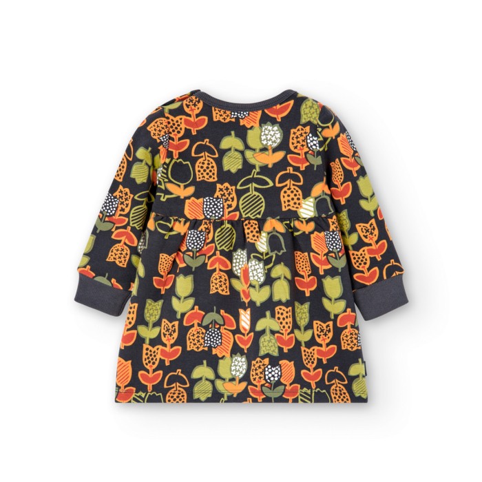 Rochie bumbac fetite, putin vatuita, model lalele, Boboli [2]