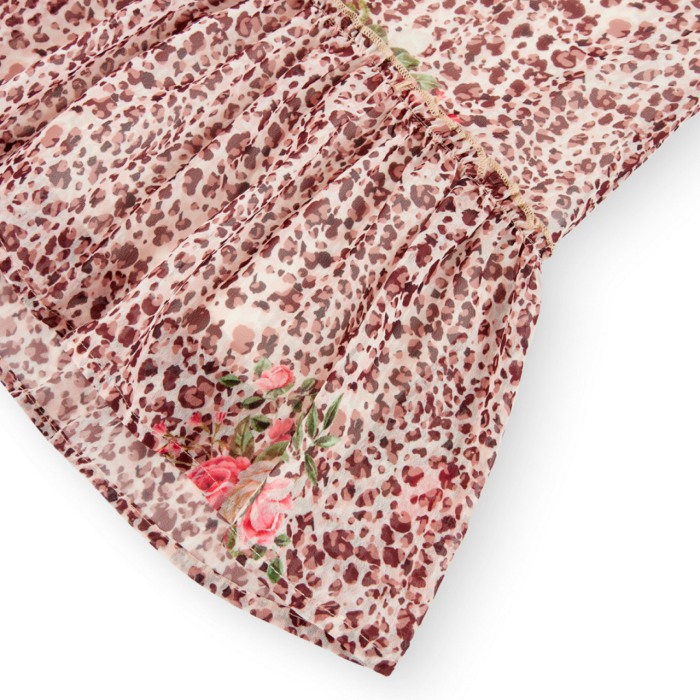 Rochie CHIC fete 4-16 ani, chiffon,animal print, Boboli [5]