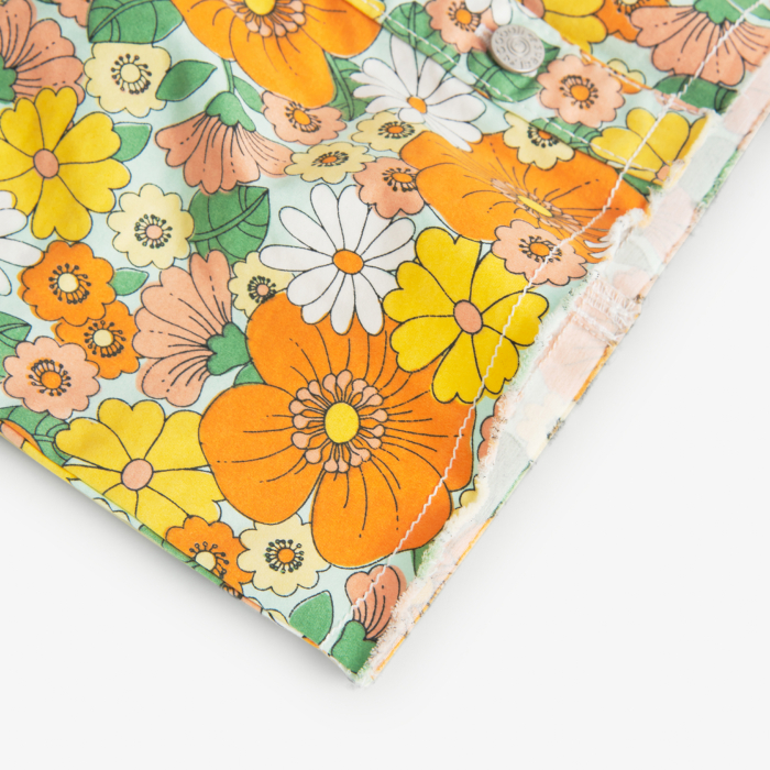 Rochie fete 1-8 ani, imprimeu floral, decupata spate, brand Boboli [4]