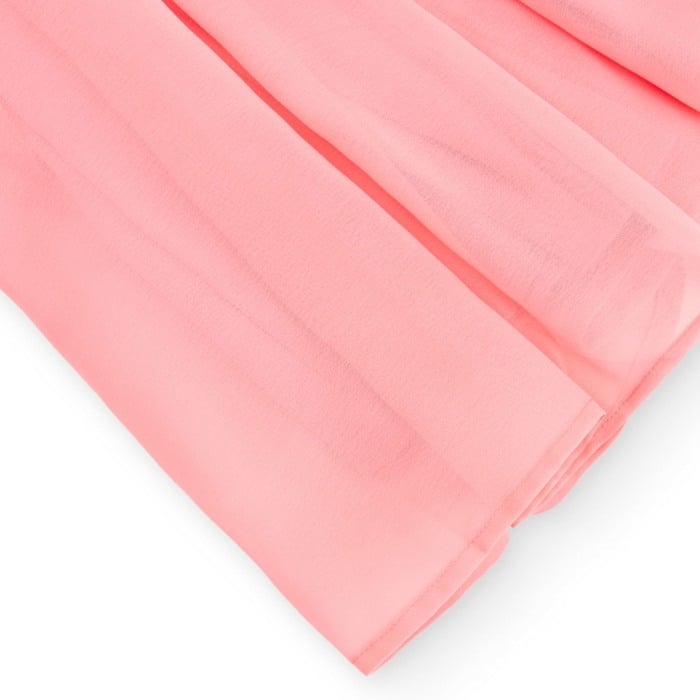 Rochie fete 4-16 ani, chiffon, pliuri, corai, Boboli [6]